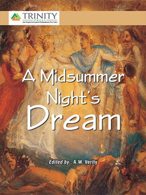 cover image of A Midsummer Night's Dream